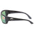 Costa Del Mar Fantail Global Fit Green Mirror 580P Polarized Wrap Mens Sunglasses TF 11GF OGMP