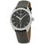 Tissot PR100 Grey Dial Grey Leather Mens Watch T1014101644100