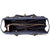 Michael Kors Tatiana Medium Leather Satchel- Navy/ Black