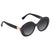 Fendi Dark Grey Round Ladies Sunglasses FF0293S080752