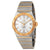 Omega Constellation Silver Dial Rose Gold and Steel Mens Watch 123.20.38.21.02.001