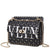 Valentino Rockstud Spike VLTN Medium Crossbody Bag- Black