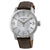 Tissot PRC 200 Quartz Silver Dial Brown Leather Mens Watch T0554101603700