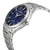 Seiko Solar Blue Dial Stainless Steel Mens Watch SNE323