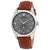 Armand Nicolet LB6 Grey Dial Mens Hand Wound Leather WatchA134AAA-GR-P140MR2