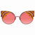 Fendi Burgundy Gradient Cat Eye Sunglasses FF0215/S 00L9 53