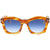 Tom Ford Greta Gradient Blue Square Ladies Sunglasses FT0431 41W