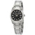 Mathey-Tissot Rolly I Black Dial Stainless Steel Ladies Watch D450AN