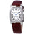Hamilton Boulton Silver Dial Red Leather Ladies Watch H13421811