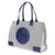 Tory Burch Ella Canvas Tote- Navy