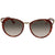 Prada Light Brown Light Green Gradient Round Ladies Sunglasses PR-66TS-UE03H2-54