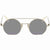 Fendi Eyeline Silver Mirror Round Ladies Sunglasses FF 0291/S 010/DC 48