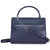 Michael Kors Sloan Medium Leather Satchel - Heritage Blue/Multi