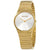 Calvin Klein Whirl Silver Dial Yellow Gold-tone Ladies Watch K8A23546