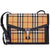 Burberry Small Vintage Check and Leather Crossbody Bag- Black