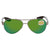 Costa Del Mar Loreto Polarized Green Mirror Aviator Sunglasses LR 21 OGMP