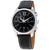 S Coifman Chronograph Black Dial Black Leather Mens Watch SC0370