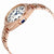 Cartier Cle Flinque 18kt Pink Gold Sunray Effect Dial Ladies Watch WJCL0006