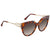 Roberto Cavalli GIMIGNANO Mirrored Brown Gradient Geometric Ladies Sunglasses RC106552G56