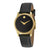 Movado Museum Classic Black Dial Black Leather Ladies Watch 0607016