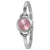 Movado Rondiro Pink Dial Stainless Steel Bangle Ladies Watch 0606797