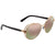 Bvlgari Serpenti Rose Gold Mirror Sunglasses Ladies Sunglasses BV6087B 20144Z 57