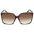 Fendi Logo Oversize Brown Turquoise Sunglasses