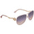 Roberto Cavalli Blue Mirror Aviator Ladies Sunglasses RC106733X61