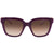 Salvatore Ferragamo Brown Square Ladies Sunglasses SF782S505