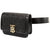 Burberry Belted Quilted Monogram Lambskin TB Bag- Black