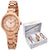 Invicta Angel Crystal Rose Gold Dial Ladies Watch 29325