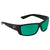 Costa Del Mar Cat Cay Green Mirror Polarized Glass Rectangular Sunglasses AT 11 OGMGLP