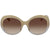 Roberto Cavalli Brown Mirror Ivory Round Sunglasses RC983S TEJAT 25G 56