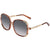 Chloe Myrte Brown Grey Gradient Ladies Sunglasses CE719S24860