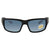 Costa Del Mar Fantail Gray Silver Mirror Polarized Plastic Rectangular Sunglasses TF 11 OSGP