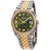 Rolex Green Diamond Dial Automatic Ladies Steel and 18K Yellow Gold Jubilee Watch 126283GNRDJ
