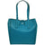 Michael Kors Junie Pebbled Leather Tote- Teal