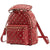 Valentino Mini Rockstud Spike Backpack- Red