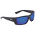 Costa Del Mar Cat Cay Blue Mirror Polarized Plastic Rectangular Sunglasses AT 11 OBMP