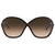 Tom Ford BELLA Gradient Smoke Oval Ladies Sunglasses FT0529-01B