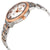 Omega De Ville Silver Diamond Dial Ladies Steel and 18kt Rose Gold Watch 424.20.33.20.52.002