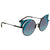 Fendi Blue-Aqua Gradient Round Sunglasses FF 0215/S 0LBJF